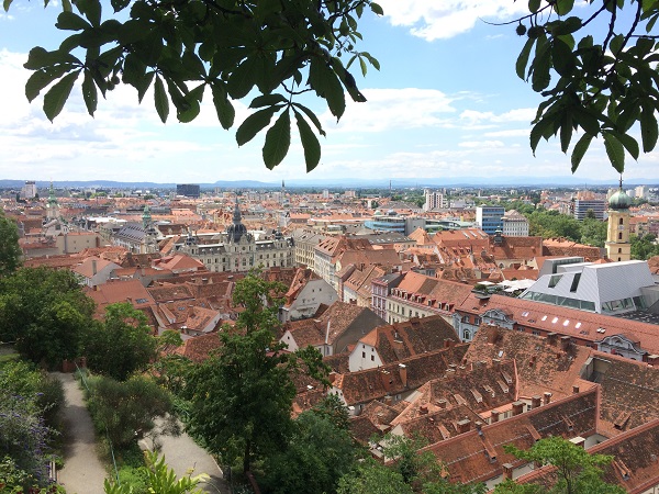 Graz castle hill